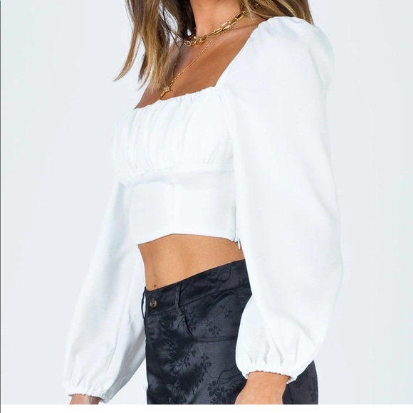 Princess Polly Ariah Crop Top NWOT - Picture 3 of 7